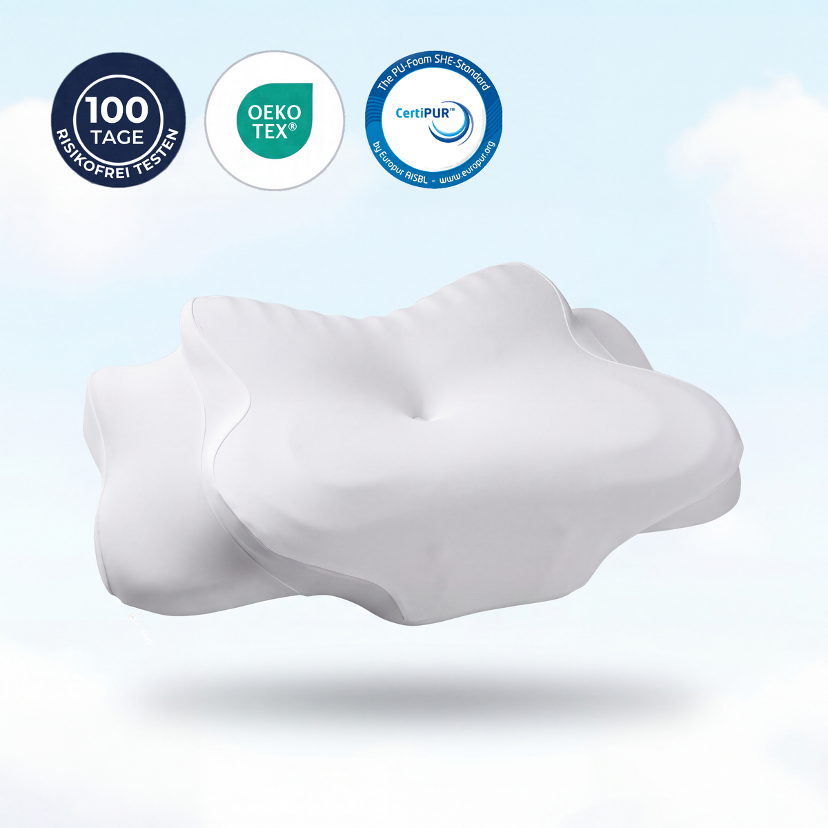 CuroSleep 3.0 - Ergonomisches Nackenstützkissen, entwickelt mit Fachleuten aus der Praxis