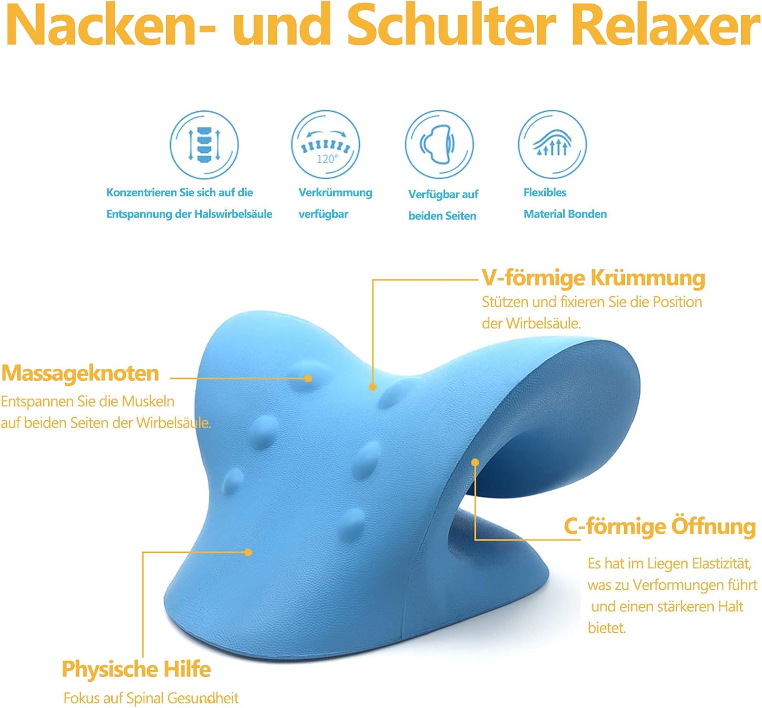 CuroSleep – Nackenstrecker & Schulterentspanner zur Schmerzlinderung