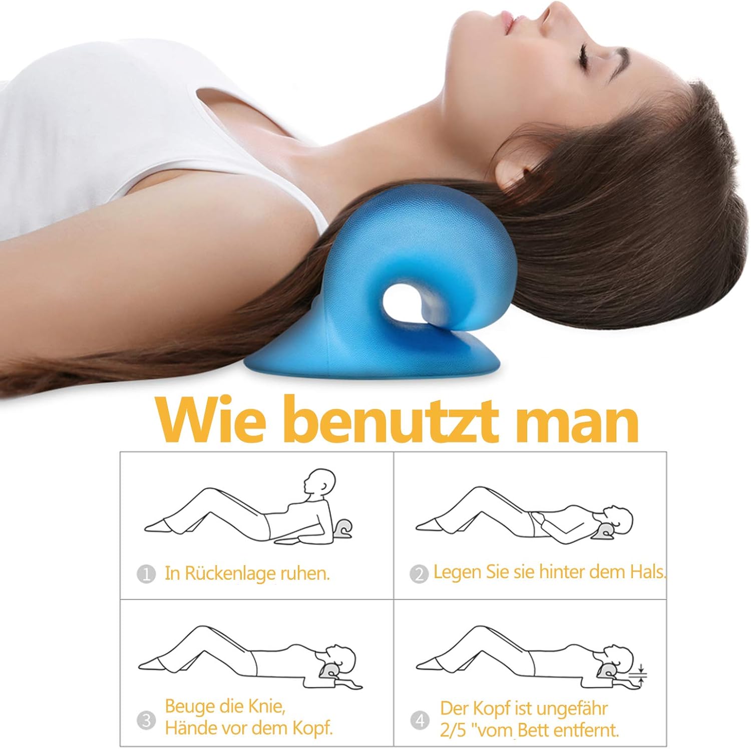 CuroSleep – Nackenstrecker & Schulterentspanner zur Schmerzlinderung