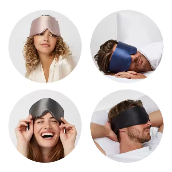 Schlafmaske aus Naturseide